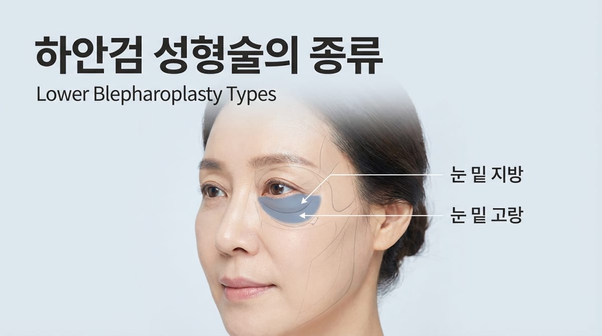 성형수술 용어 바르게 알기 - 하안검 성형술