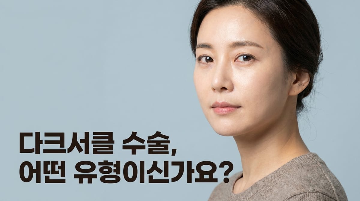 눈밑지방 재배치 vs 제거 — 다크서클 수술, 무엇이 다를까요?